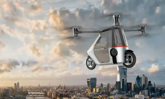 100 km/h flying car helps to escape traffic jams